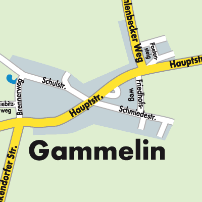 Stadtplan Gammelin