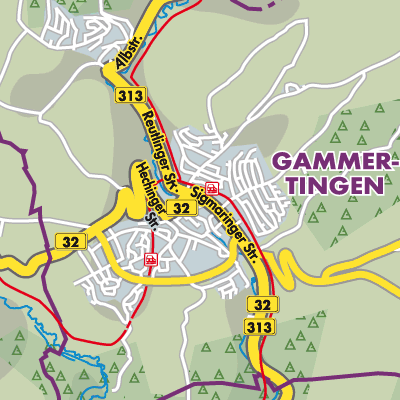 Übersichtsplan Gammertingen