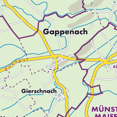 Übersichtsplan Gappenach