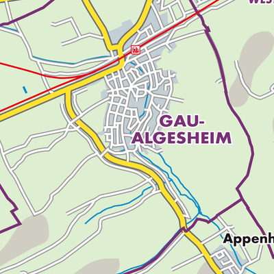 Übersichtsplan Gau-Algesheim