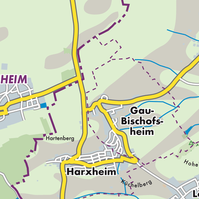 Übersichtsplan Gau-Bischofsheim