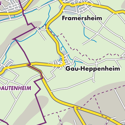 Übersichtsplan Gau-Heppenheim