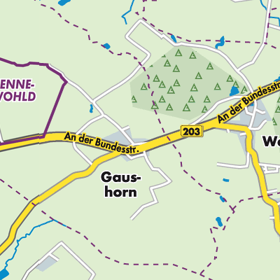 Übersichtsplan Gaushorn