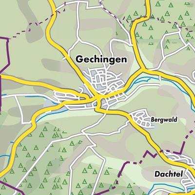 Übersichtsplan Gechingen