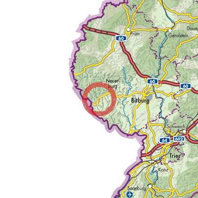 Landkarte Geichlingen