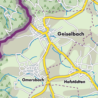 Übersichtsplan Geiselbach
