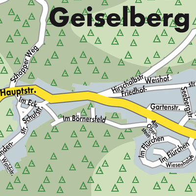 Stadtplan Geiselberg