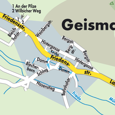 Stadtplan Geismar