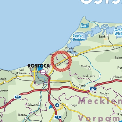 Landkarte Gelbensande