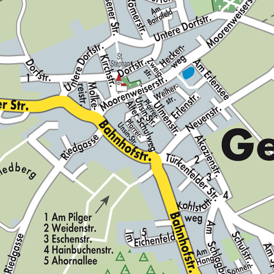 Stadtplan Geltendorf