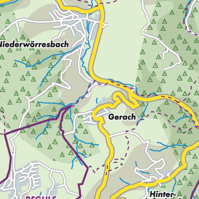 Übersichtsplan Gerach