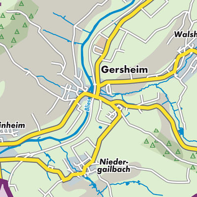 Übersichtsplan Gersheim