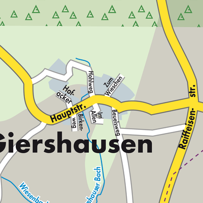 Stadtplan Giershausen