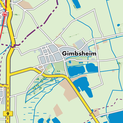 Übersichtsplan Gimbsheim