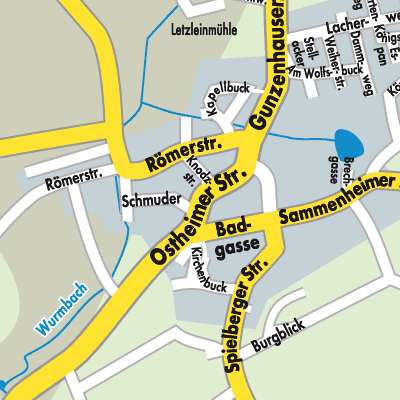 Stadtplan Gnotzheim