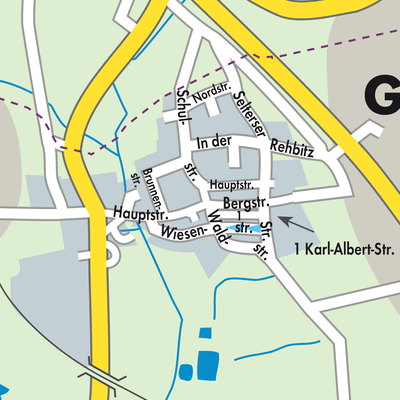 Stadtplan Goddert