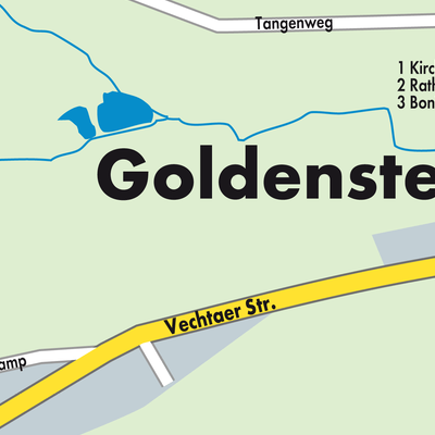 Stadtplan Goldenstedt