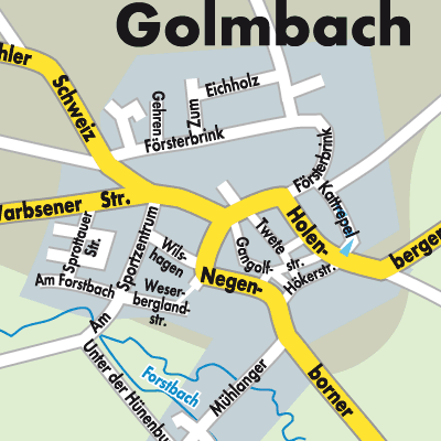 Stadtplan Golmbach