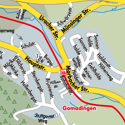 Stadtplan Gomadingen