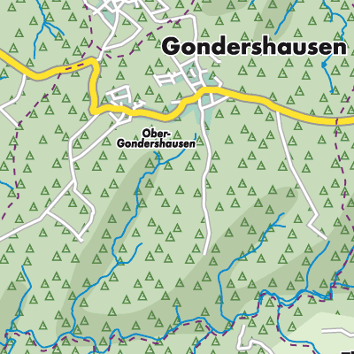 Übersichtsplan Gondershausen