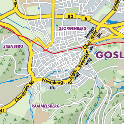 Übersichtsplan Goslar