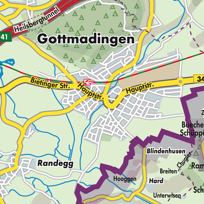 Übersichtsplan Gottmadingen