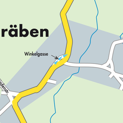 Stadtplan Gräben