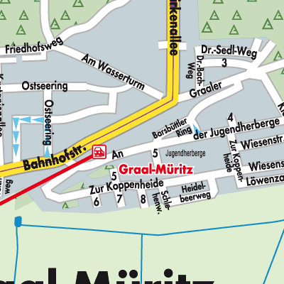 Stadtplan Graal-Müritz