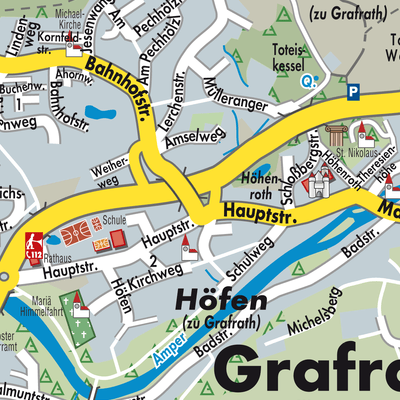 Stadtplan Grafrath