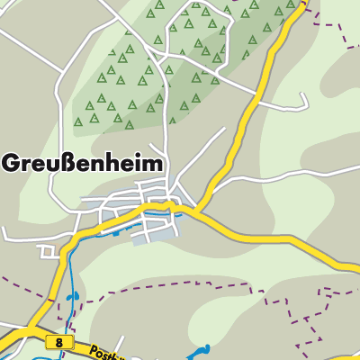 Übersichtsplan Greußenheim