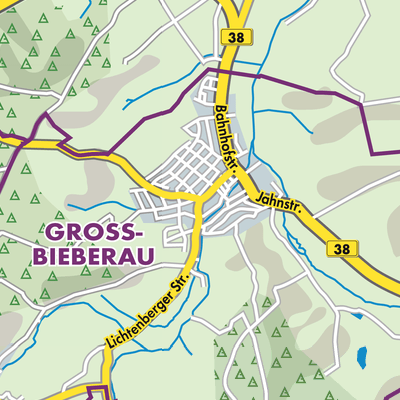 Übersichtsplan Groß-Bieberau