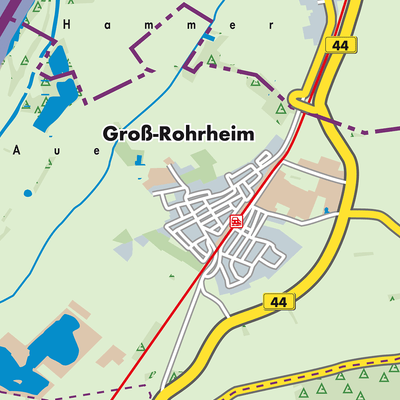 Übersichtsplan Groß-Rohrheim