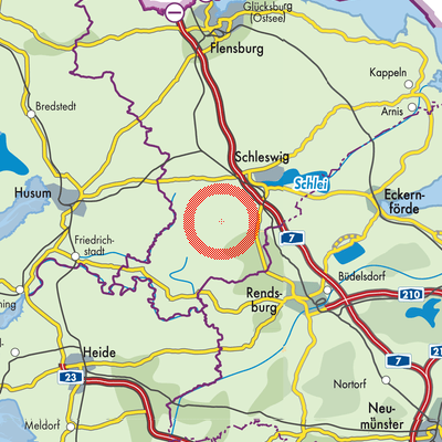 Landkarte Groß Rheide