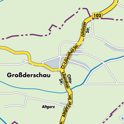 Übersichtsplan Großderschau