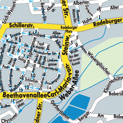 Stadtplan Großenhain