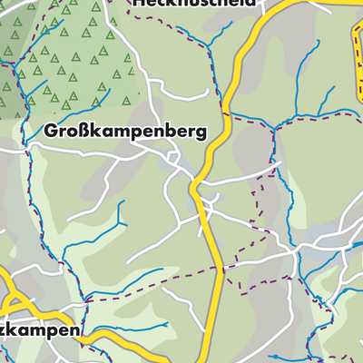 Übersichtsplan Großkampenberg