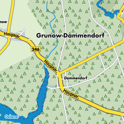 Übersichtsplan Grunow-Dammendorf
