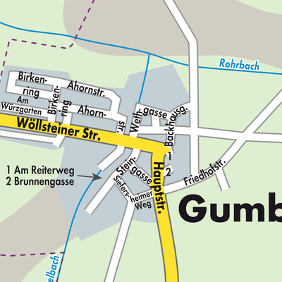 Stadtplan Gumbsheim