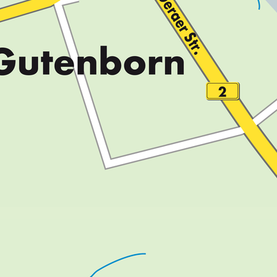 Stadtplan Gutenborn