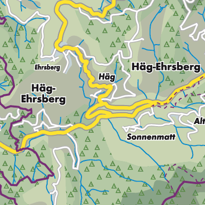Übersichtsplan Häg-Ehrsberg