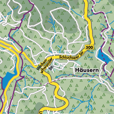 Übersichtsplan Häusern