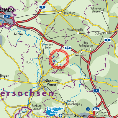 Landkarte Häuslingen