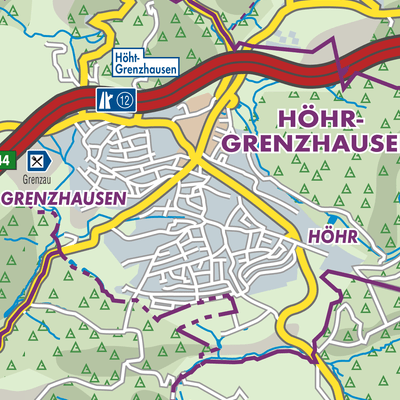 Übersichtsplan Höhr-Grenzhausen
