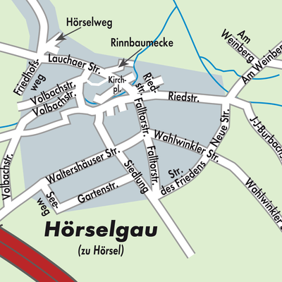 Stadtplan Hörselgau