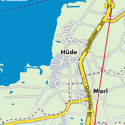 Übersichtsplan Hüde