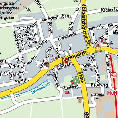 Stadtplan Hüffenhardt
