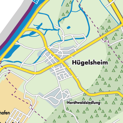 Übersichtsplan Hügelsheim