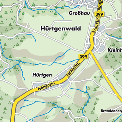Übersichtsplan Hürtgenwald