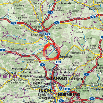 Landkarte Hallerndorf
