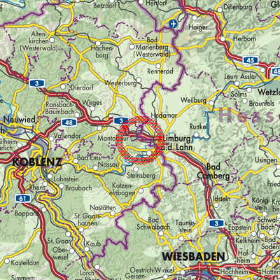 Landkarte Hambach
